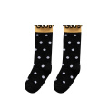 Gute Qualität gestreifte Schlauchsocken Mid Calf Crew Socken für Mädchen